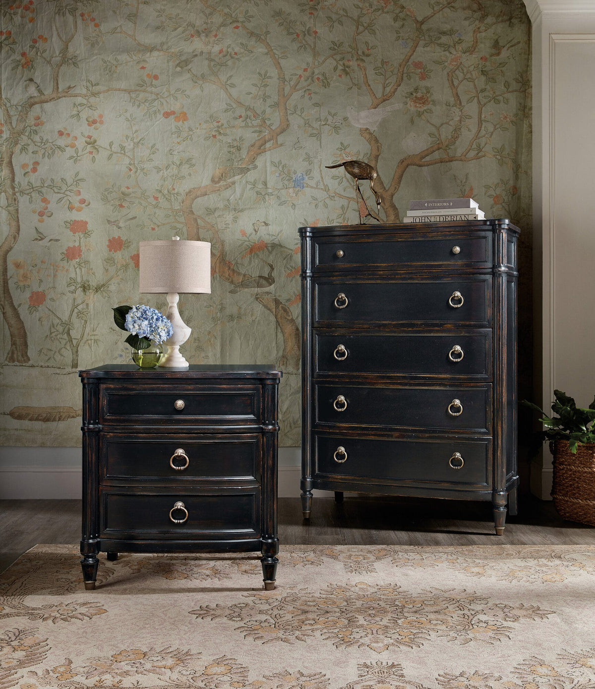 Charleston Three-Drawer Nightstand