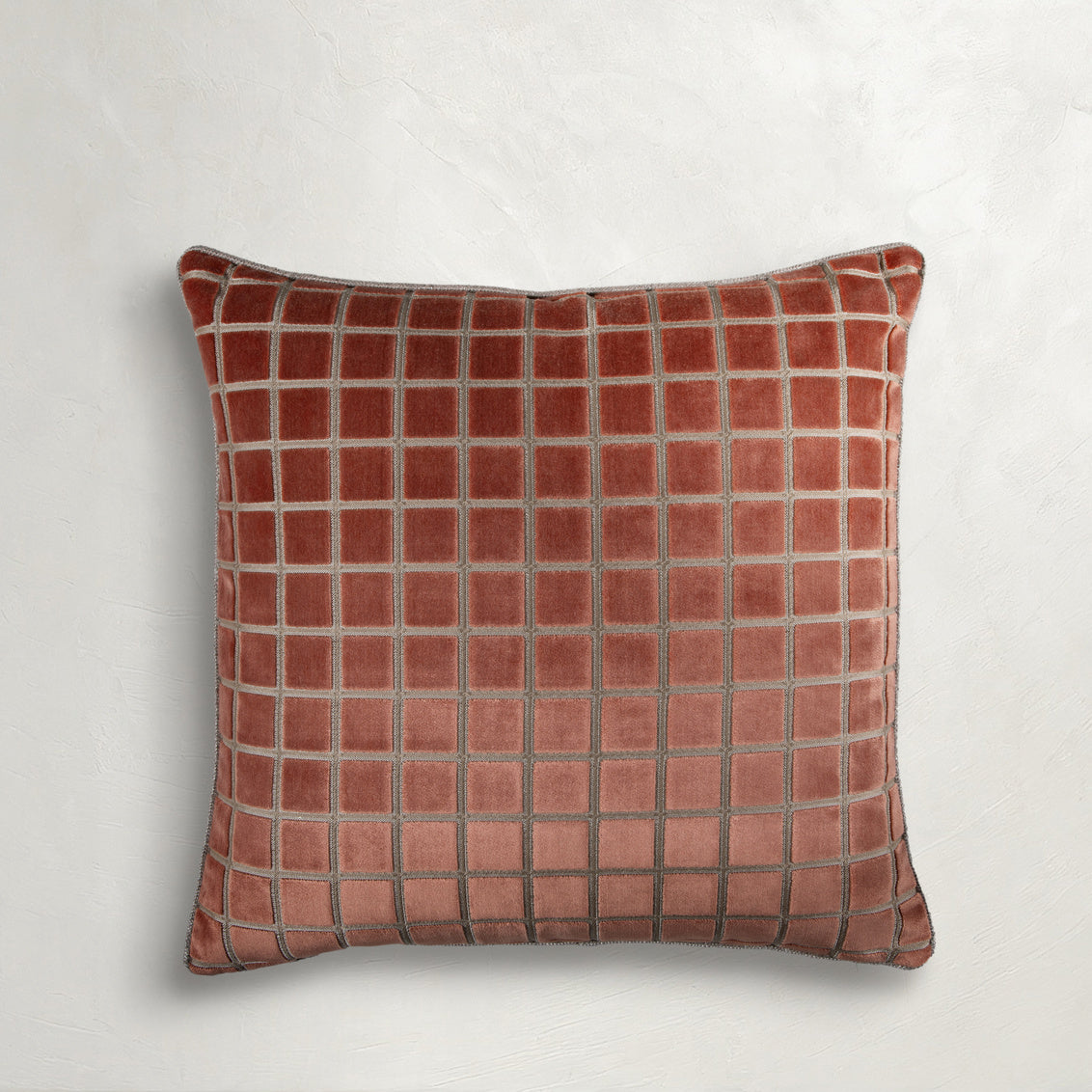 Checkered Terracotta Poly 20x20