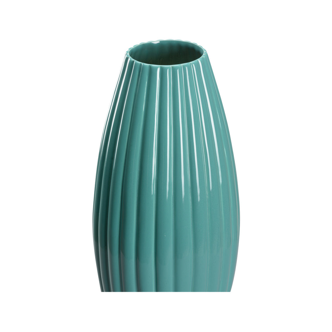 Aubrey Vase - Teal (Tall) in 18 / Ceramic/Porcelain - Chelsea House
