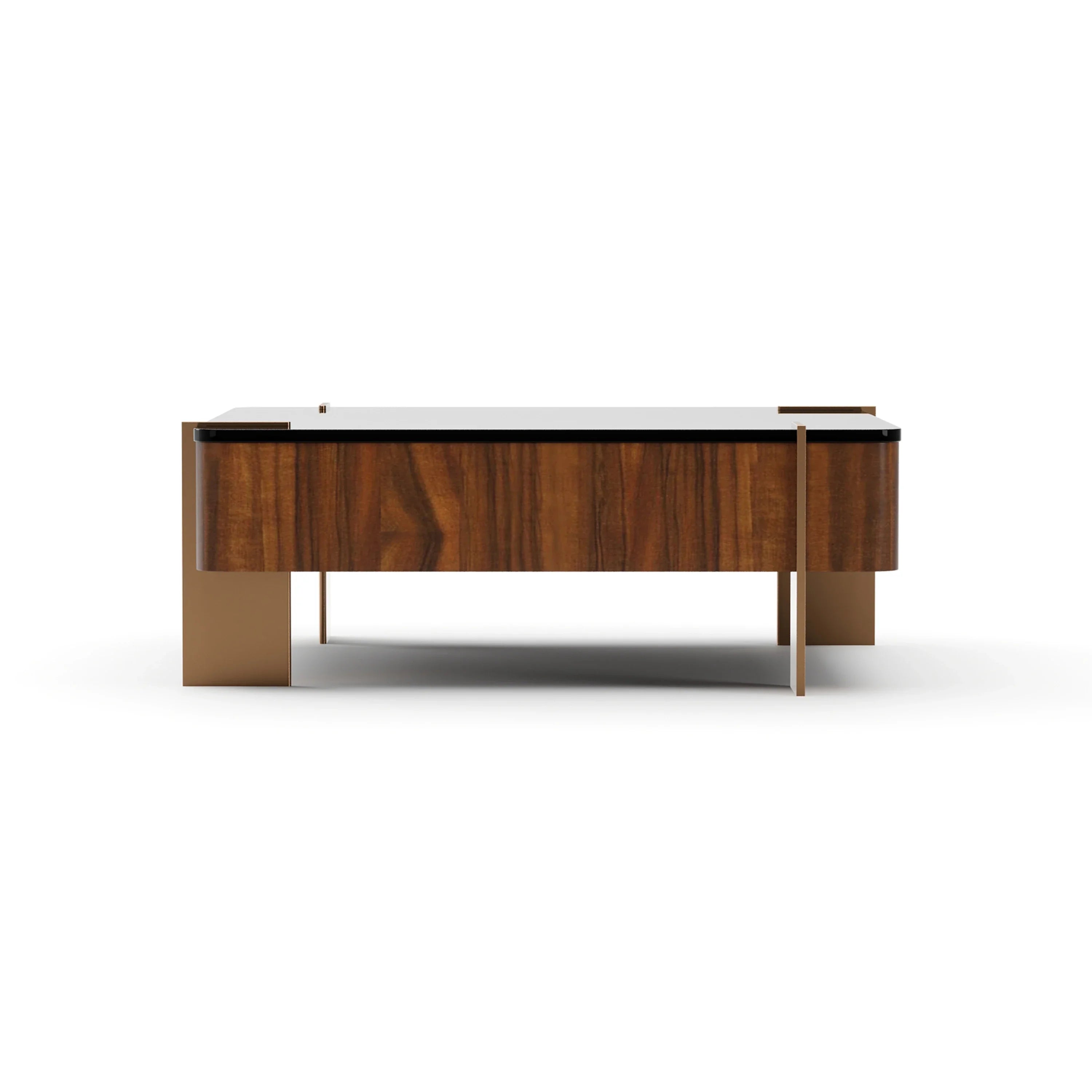 Altura Sq Glass Top Cocktail Tbl – Cocktail Tables by Caracole | Sutter & Vale