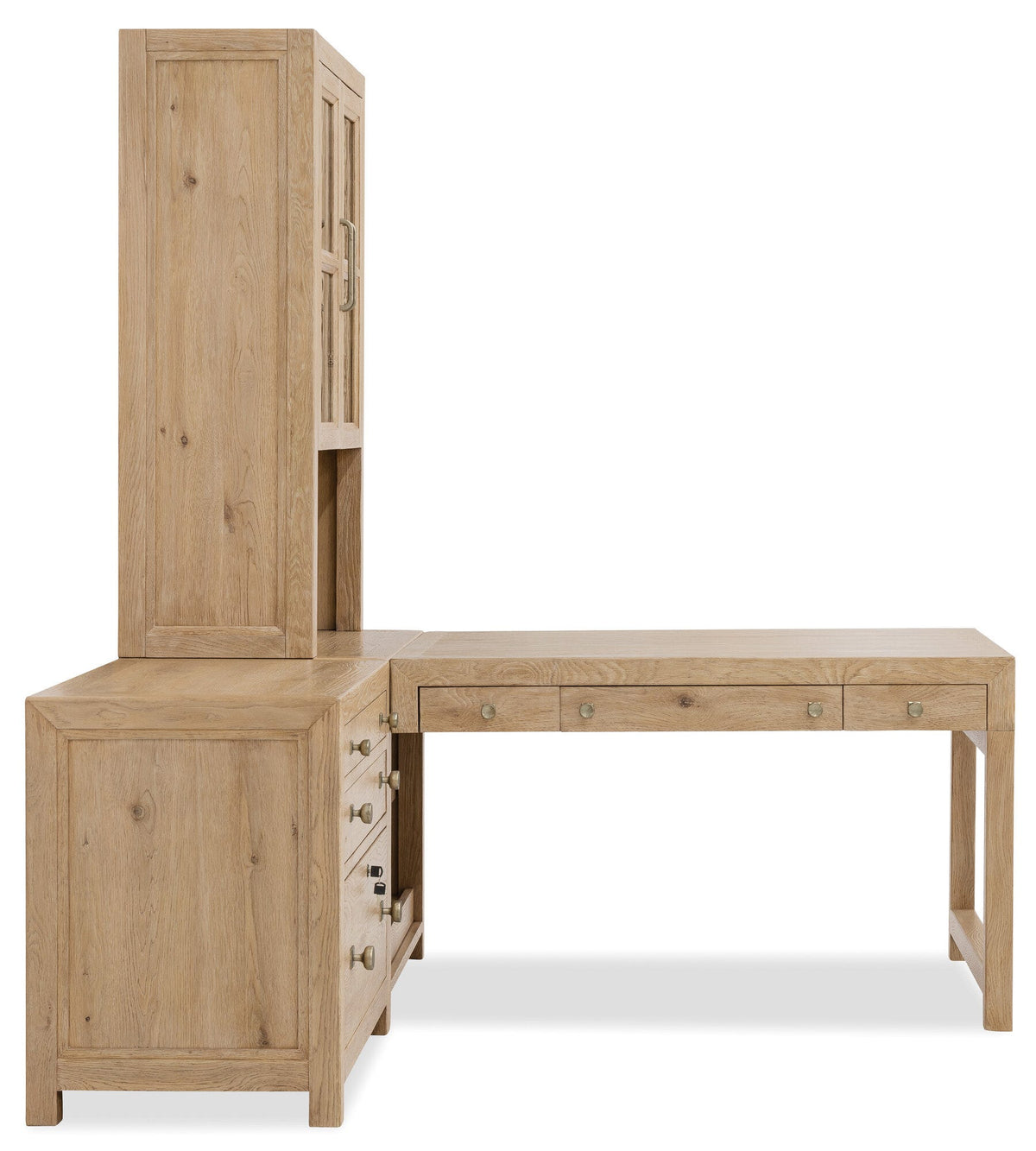 Driftwood 50-inch Modular Peninsula Desk Top