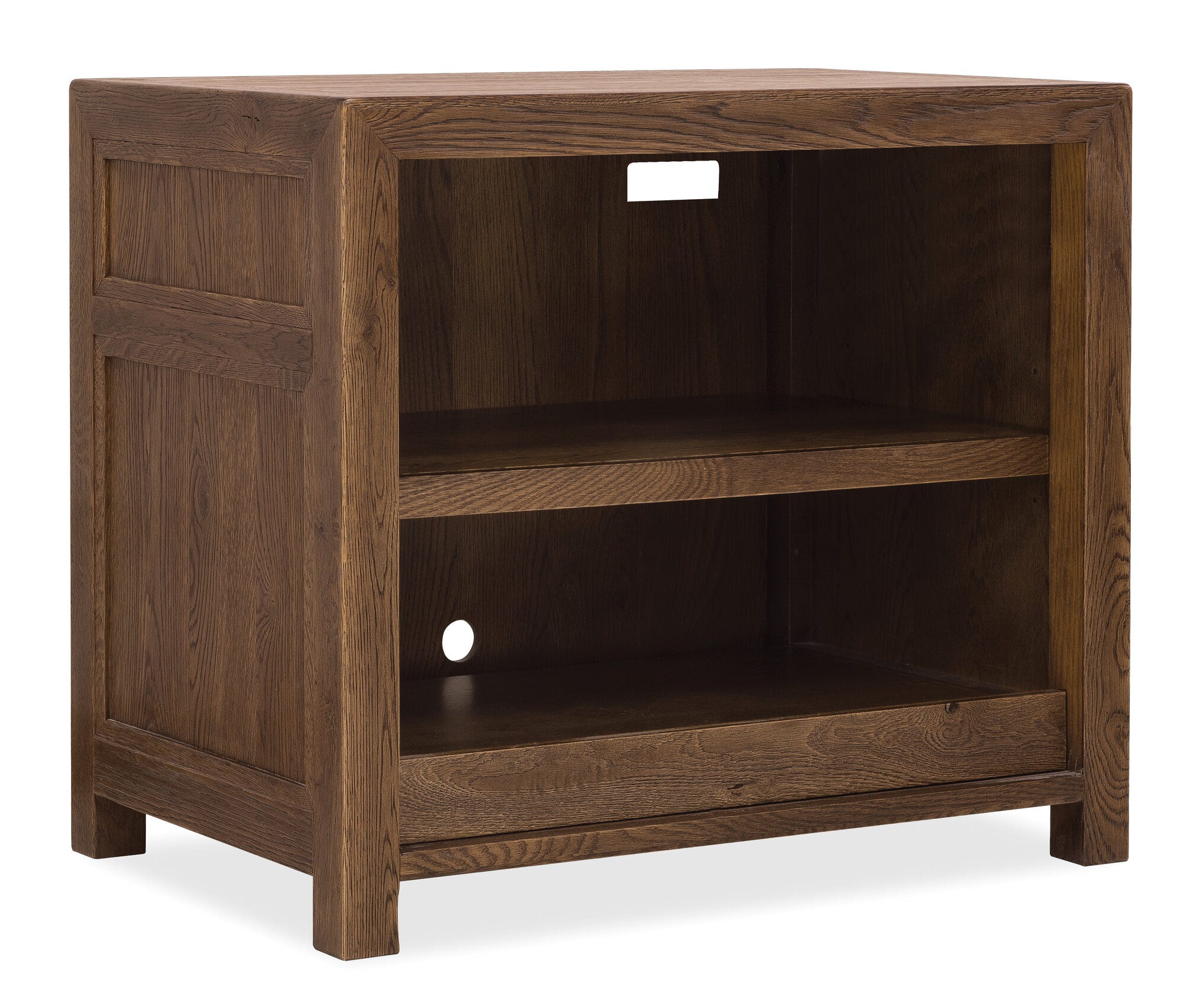 Driftwood Open Shelf Cabinet