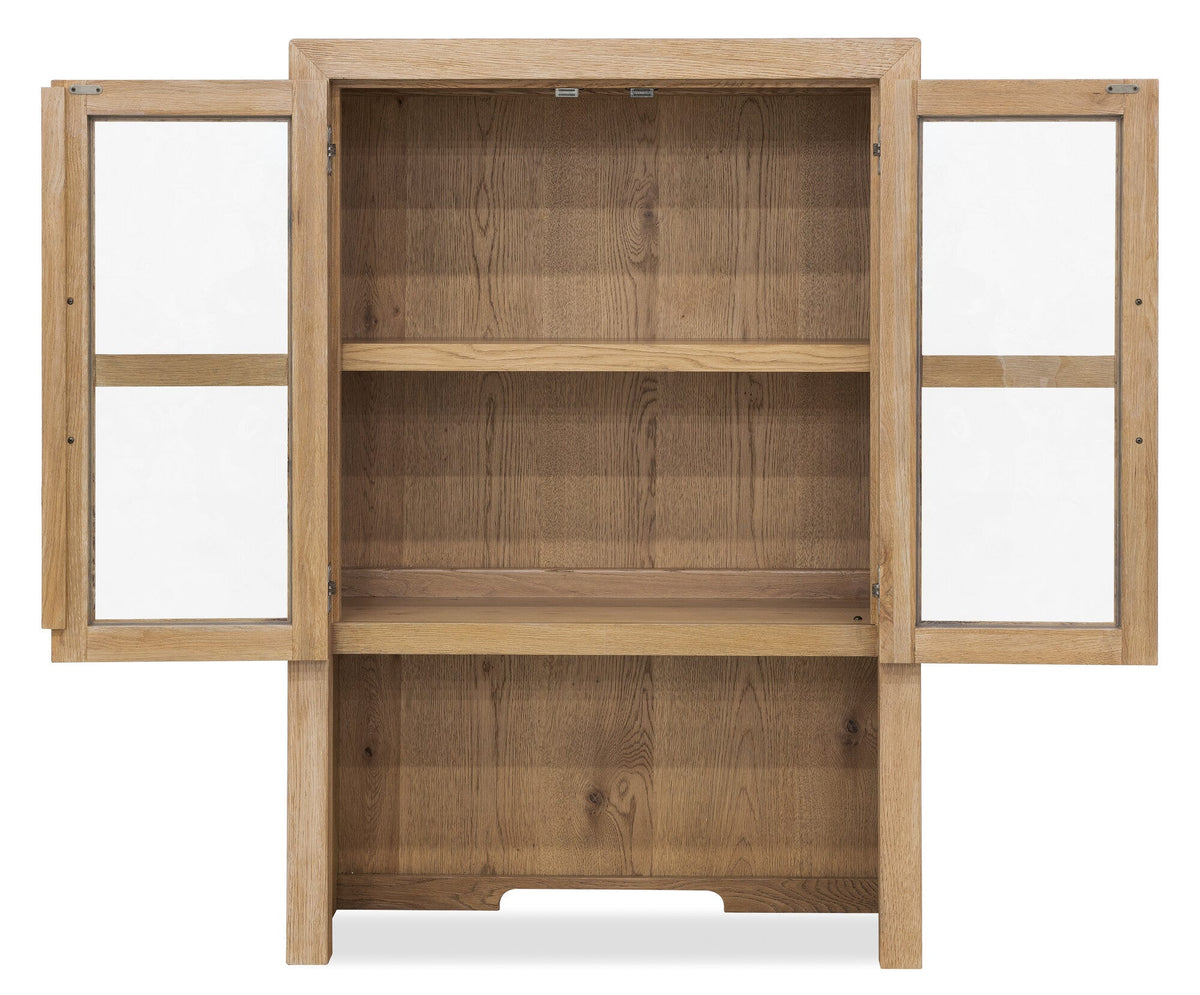 Driftwood Bookcase Hutch