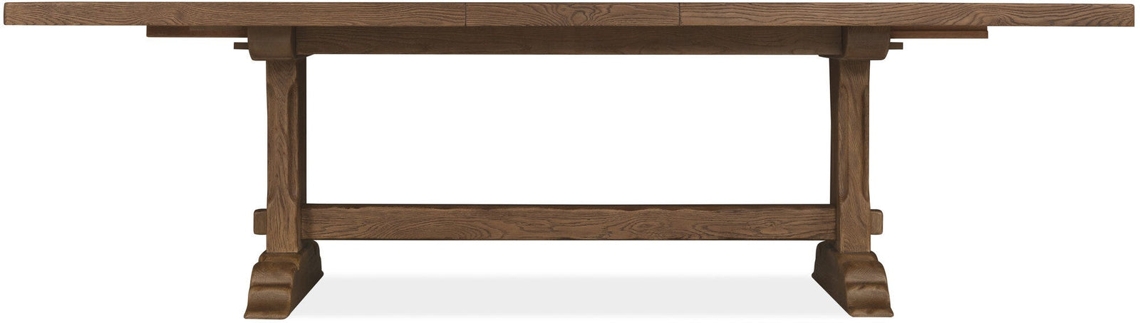 Driftwood Rectangle Dining Table with Two 20-inch Leaves