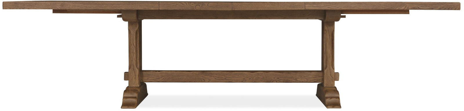 Driftwood Rectangle Dining Table with Two 20-inch Leaves