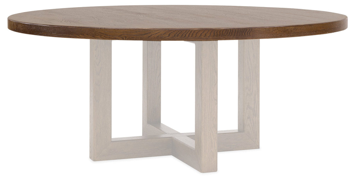 Driftwood 72in Round Dining Table Top