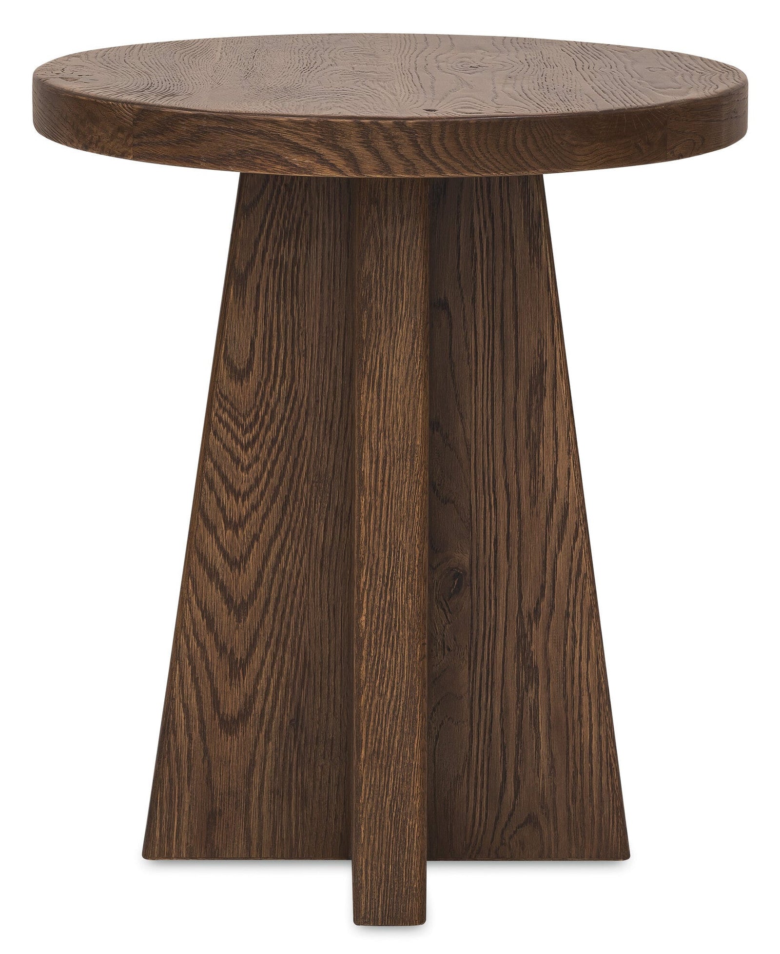 Driftwood Round End Table