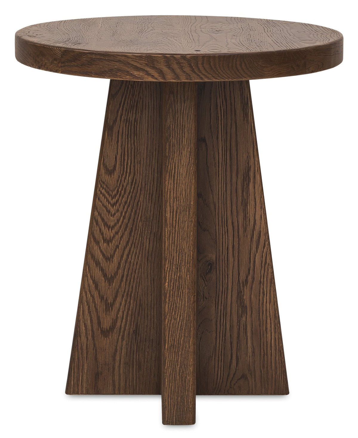 Driftwood Round End Table
