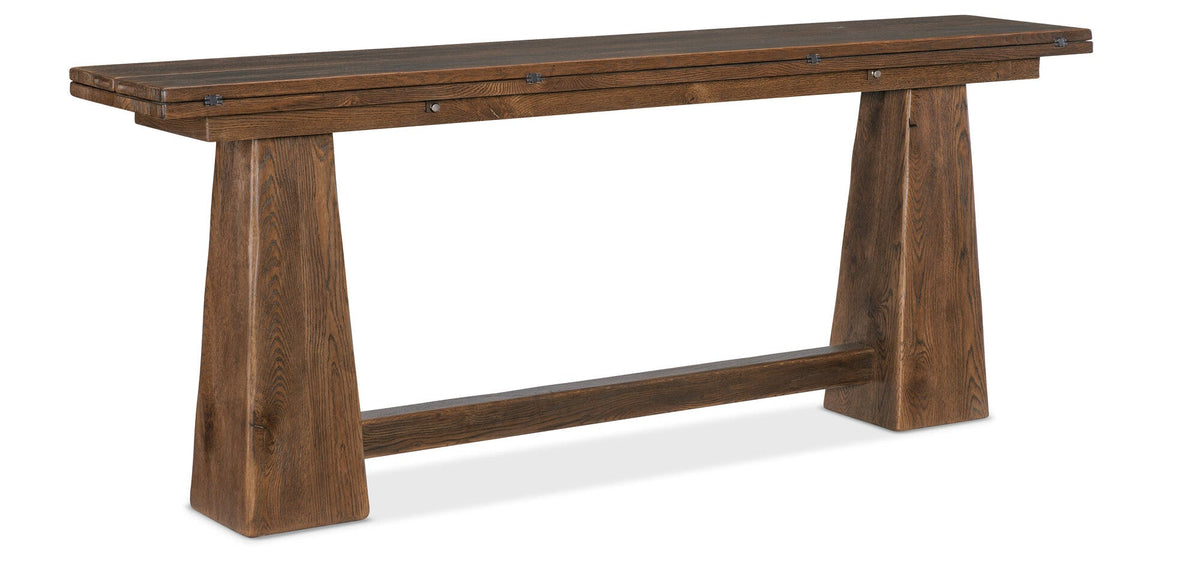 Driftwood Flip-Top Console Table