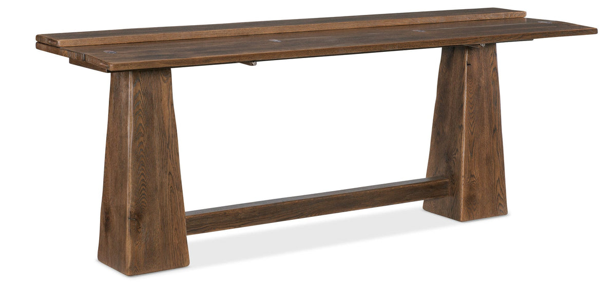 Driftwood Flip-Top Console Table