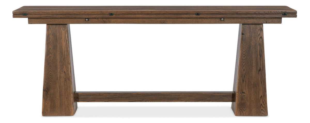 Driftwood Flip-Top Console Table