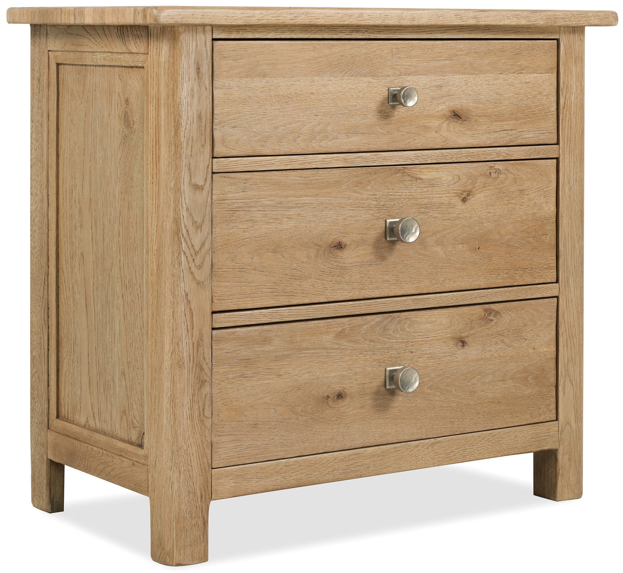 Driftwood Three-Drawer Nightstand