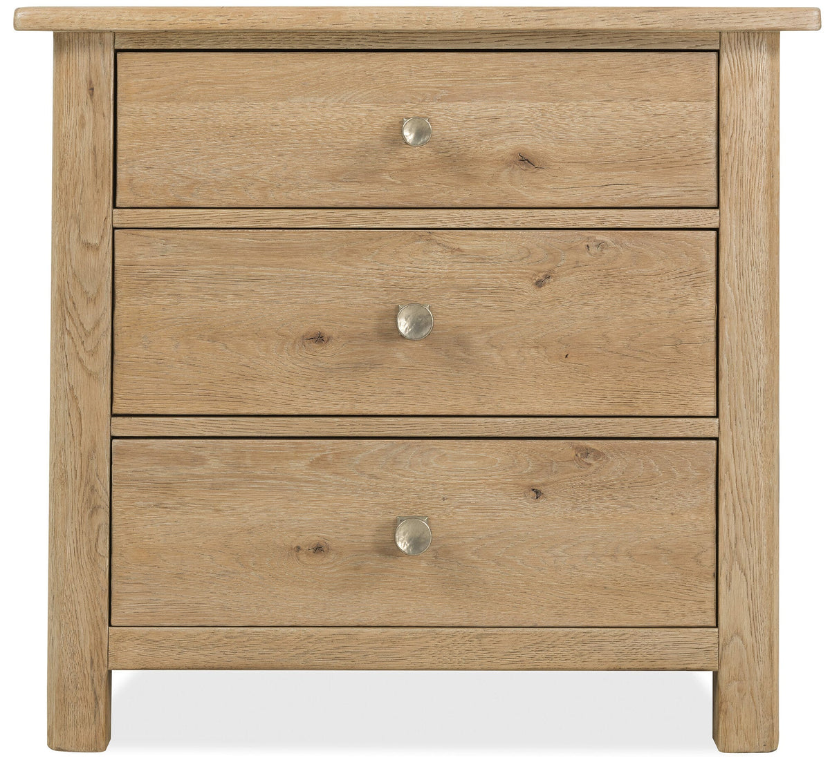 Driftwood Three-Drawer Nightstand
