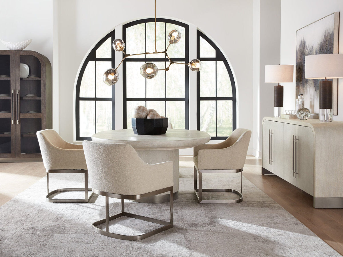 Modern Mood Round Dining Table with 1-18in Leaf