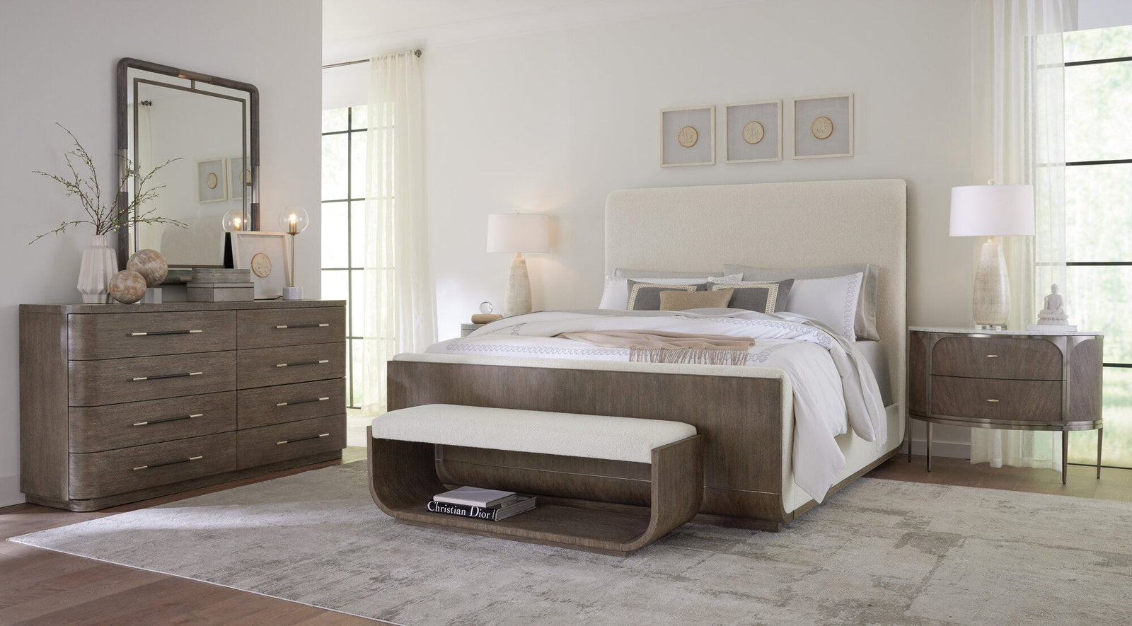 Modern Mood Two Drawer Nightstand