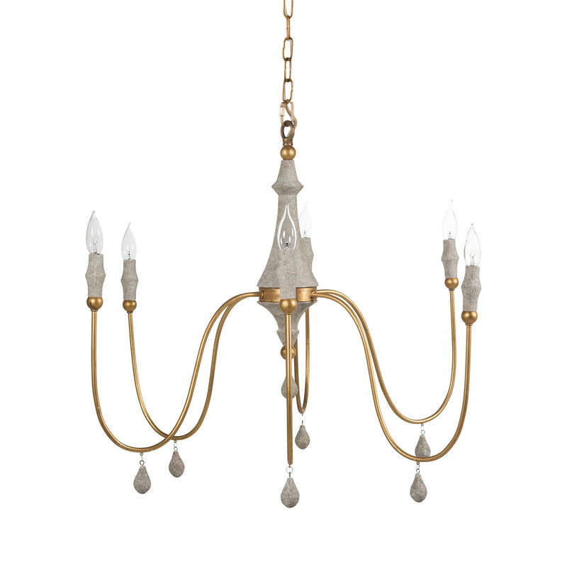 Clay Chandelier - Small