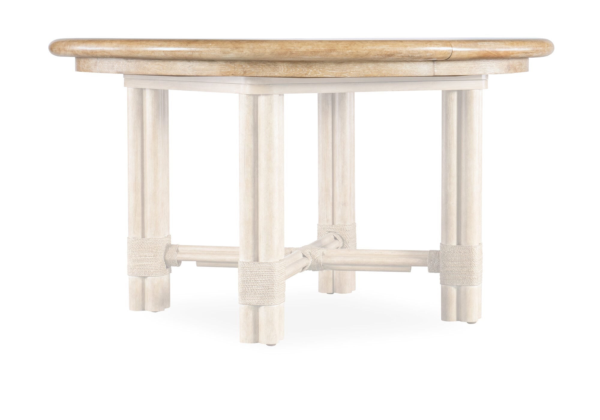 Retreat Pole Rattan Round Dining Table Top