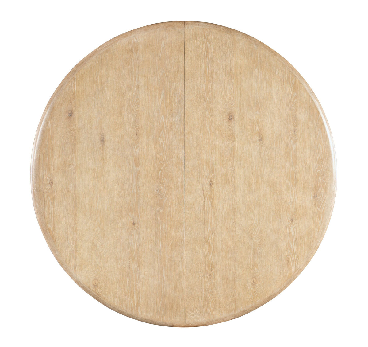 Retreat Pole Rattan Round Dining Table with 1-20in Leaf