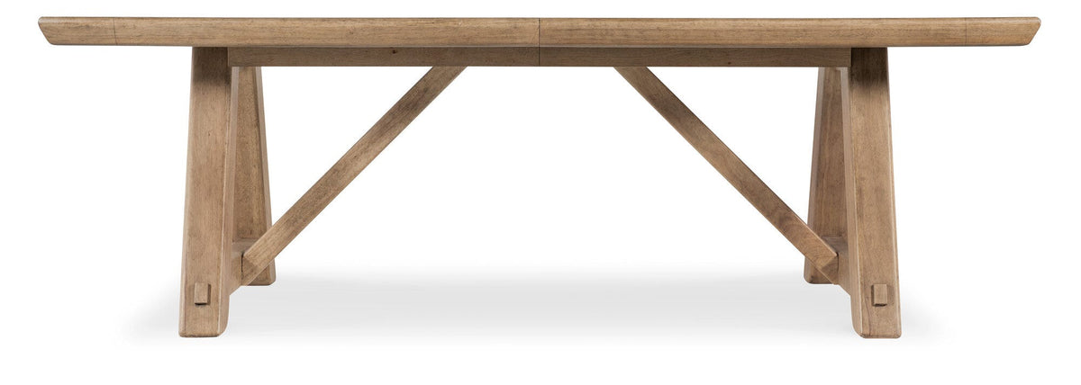 Vineyard Row Rectangle Dining Table with Two 20-inch Leaves