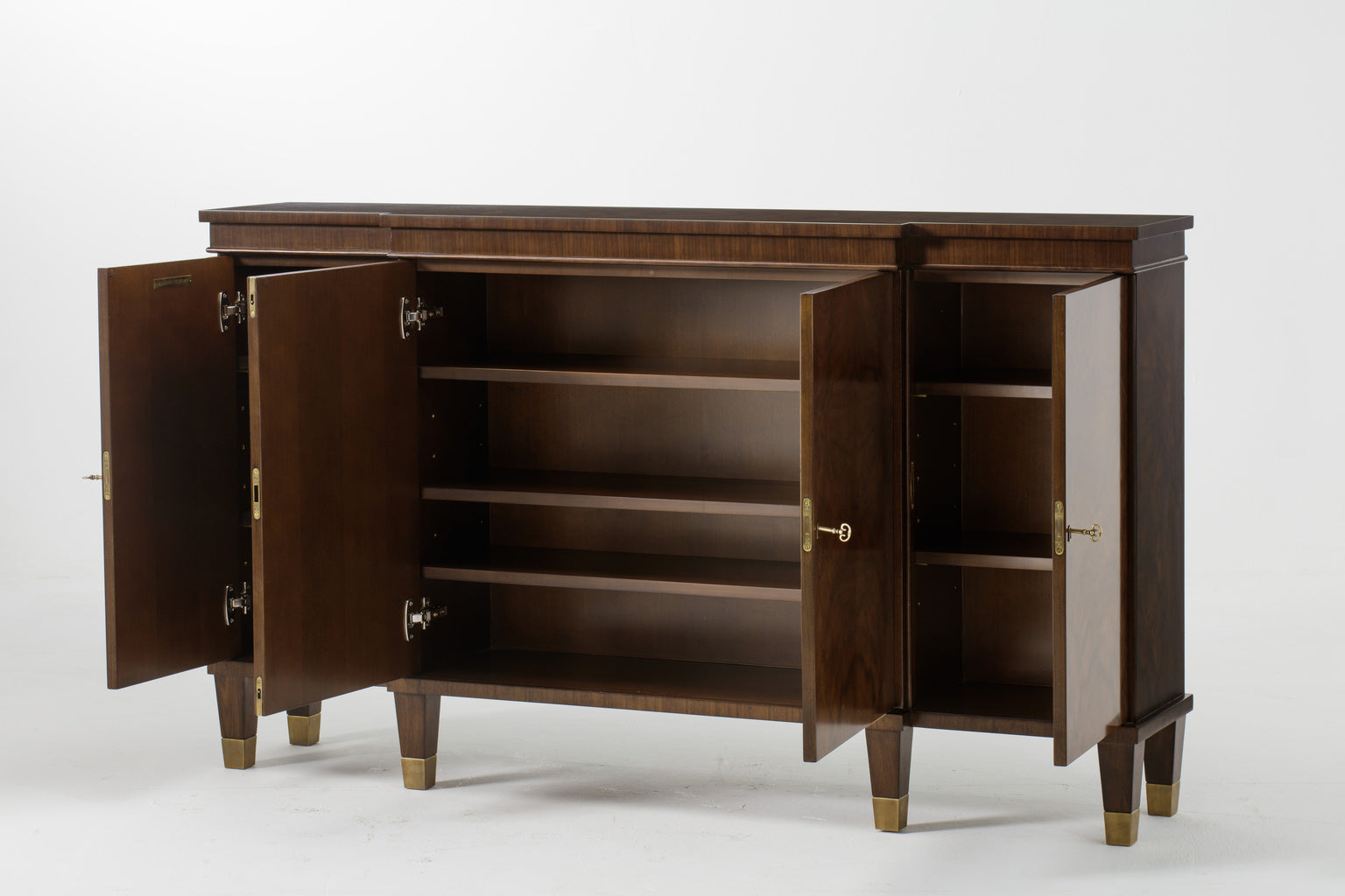 Walnut Breakfront Cabinet – Cabinet by Modern History | Sutter & Vale