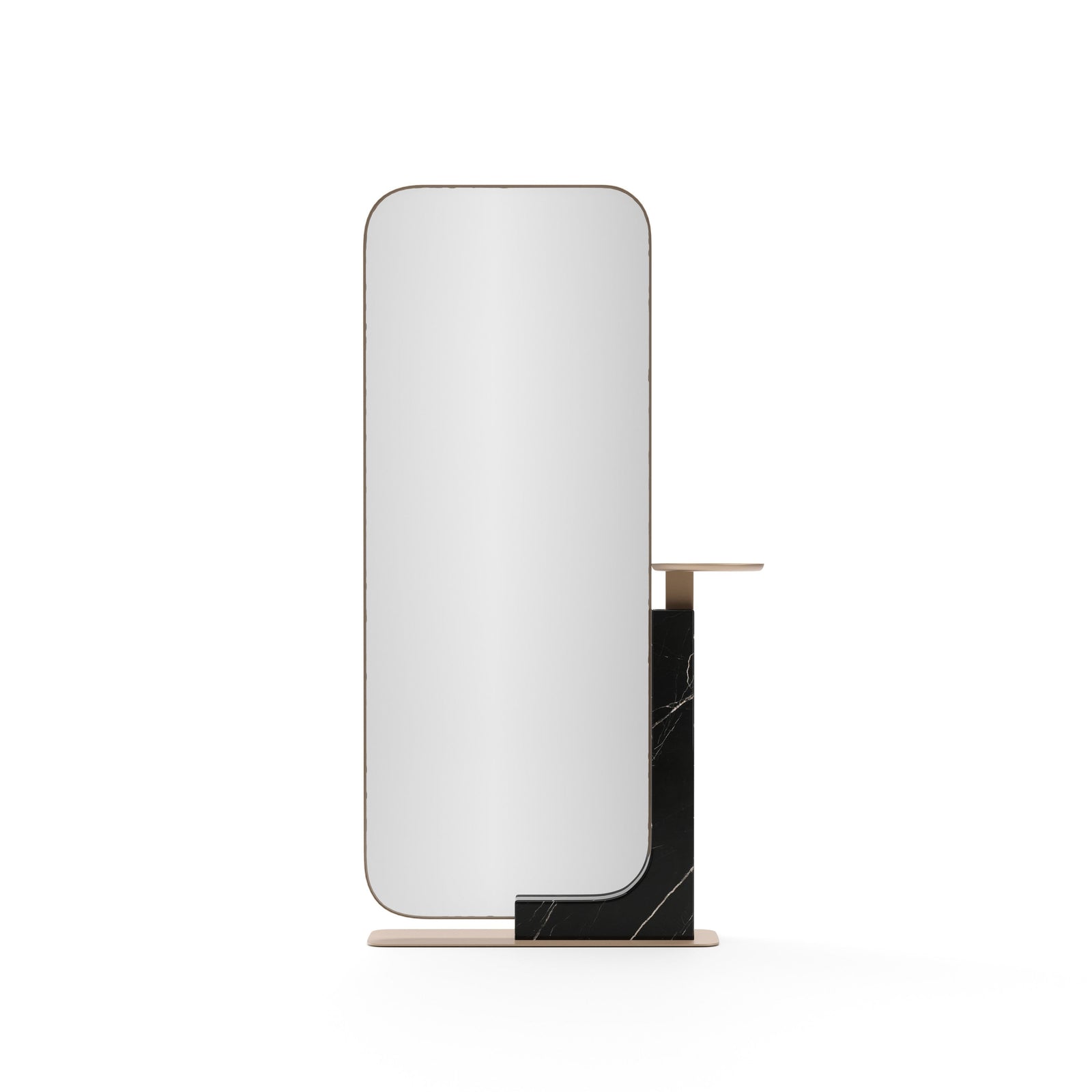 Overlap Floor Mirror Dark