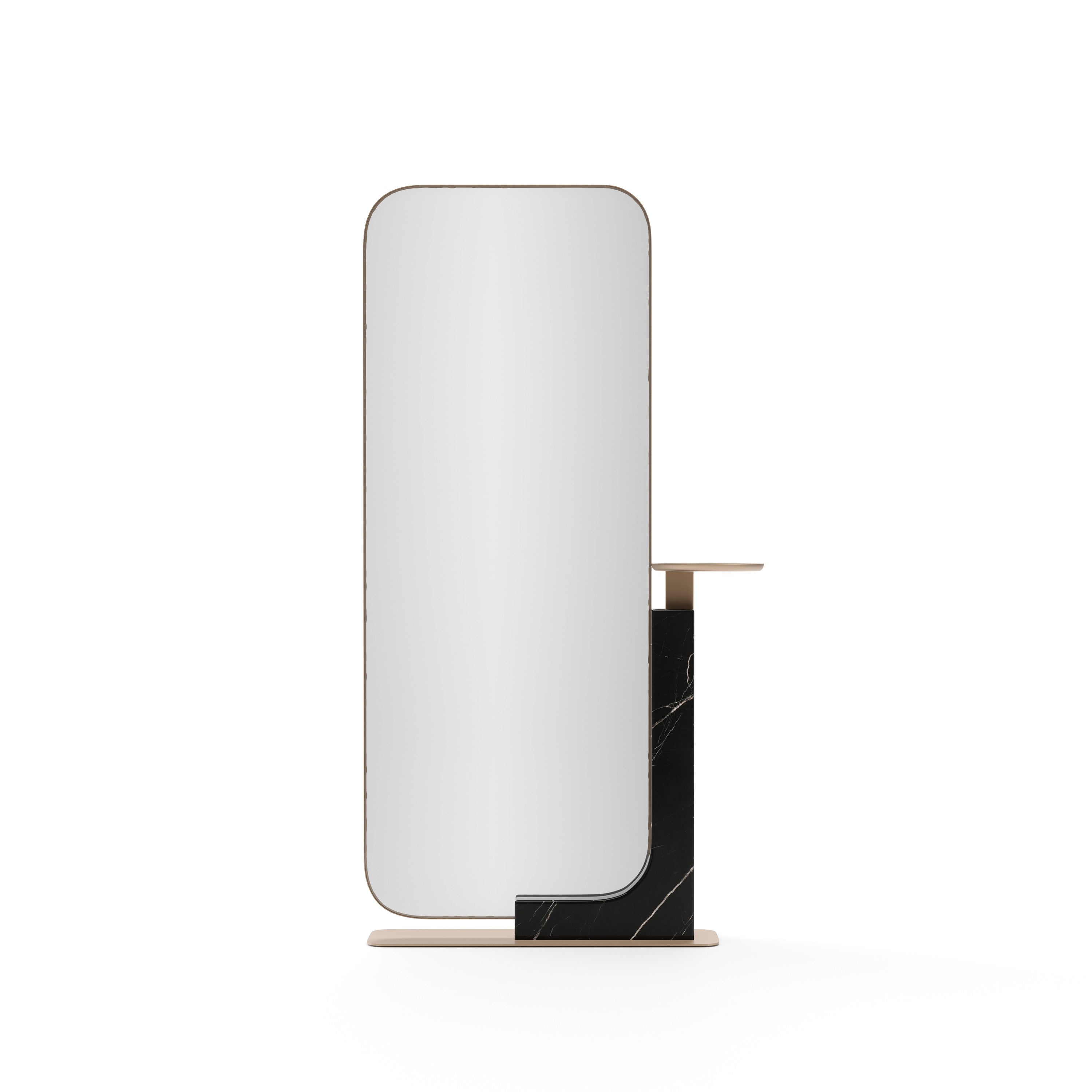 Overlap Floor Mirror Dark – Mirrors & Accessories by Caracole | Sutter & Vale