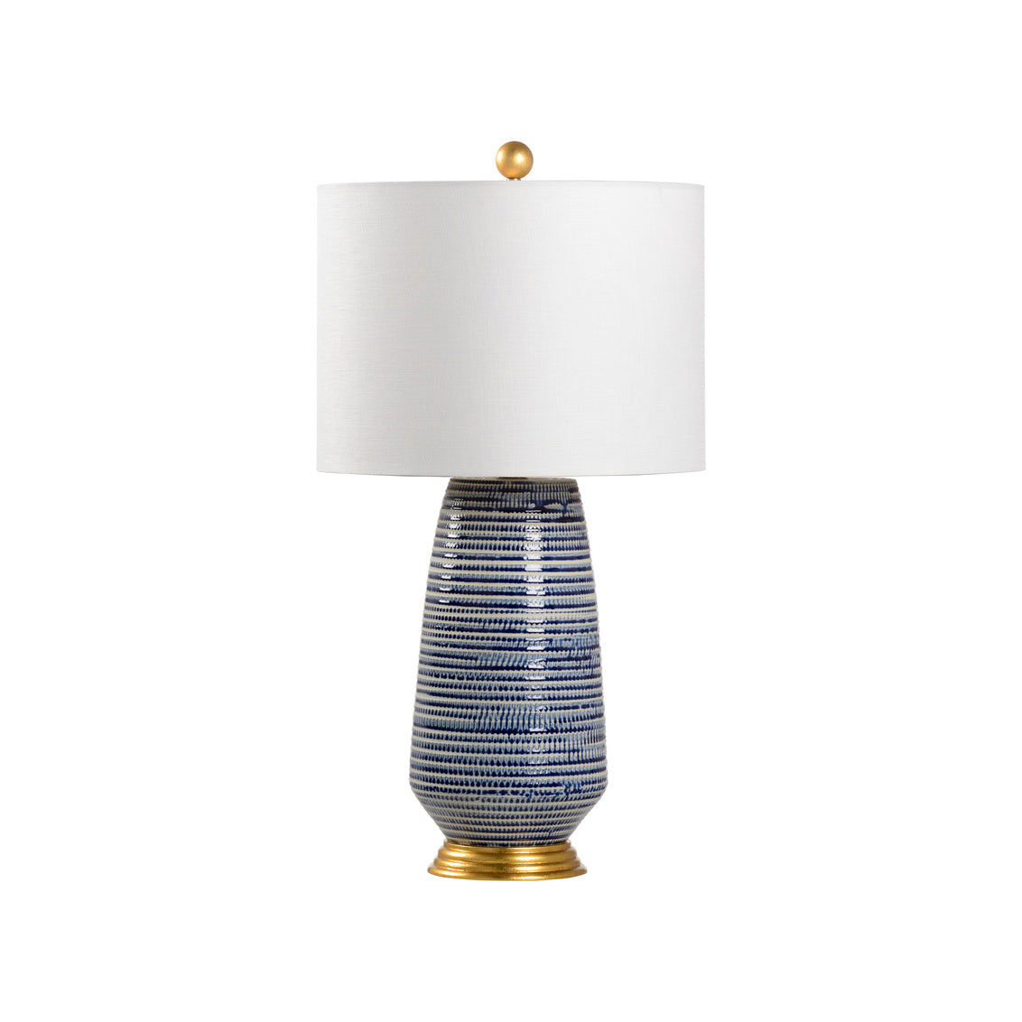 Hive Lamp - Blue in 28.5 / Ceramic/Porcelain - Chelsea House
