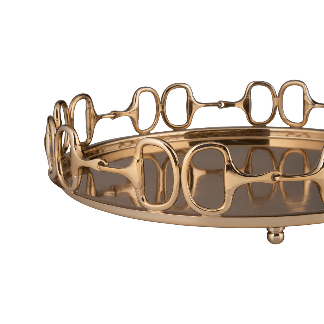 Stirrups Tray - Brass (Lg)