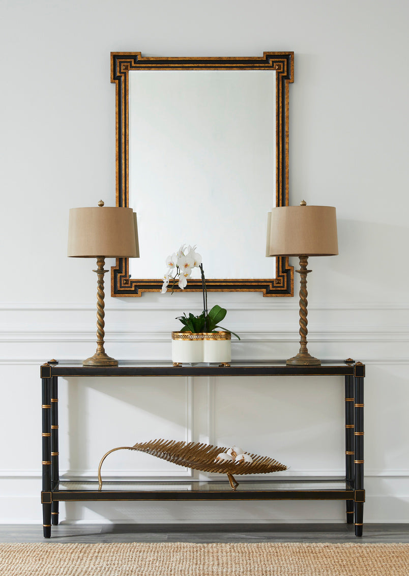 Richards Mirror - Black/Gold in 48 / Wood - Chelsea House
