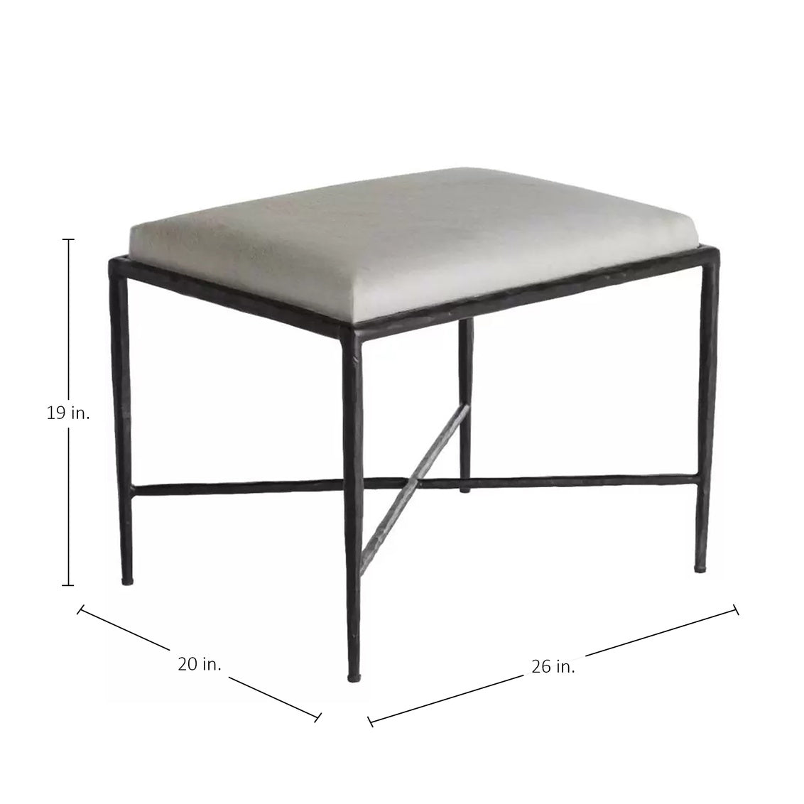 Devoe Stool - Hair on Hide