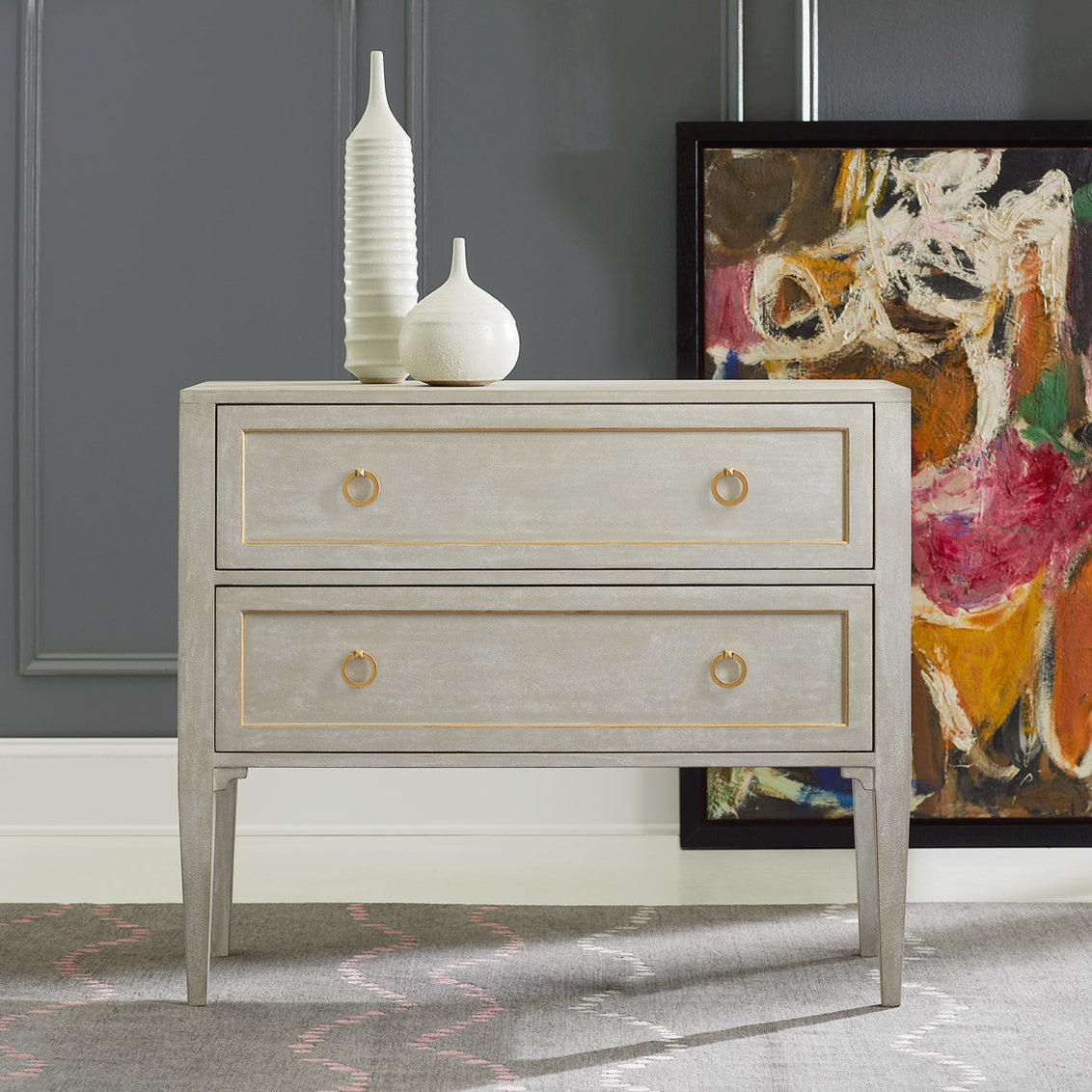 Gustavian Two Drawer Chest – Chests by Modern History | Sutter & Vale