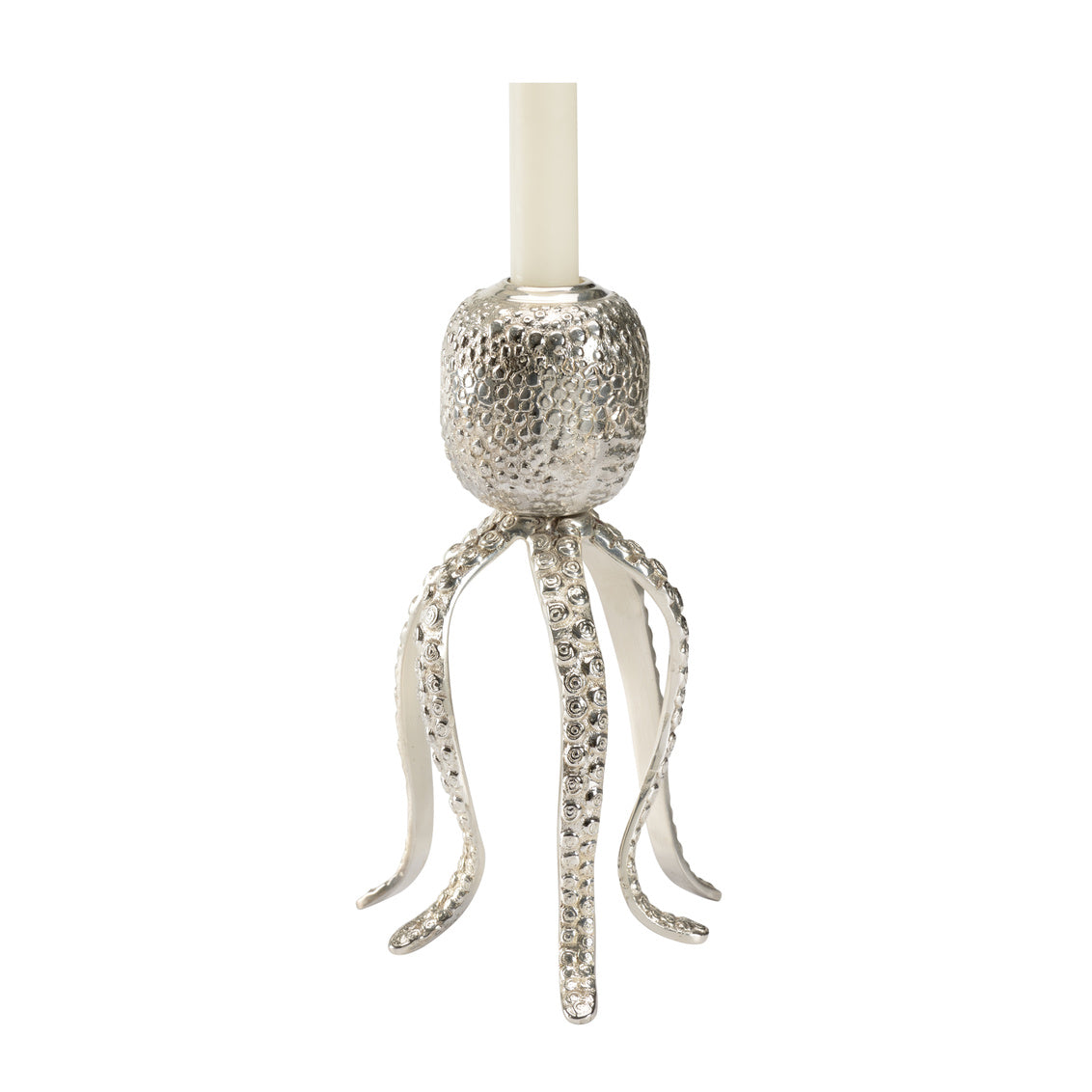Pacific Octopus Candleholder - Nickel