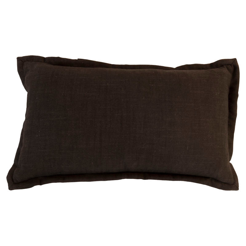 Linen Lover Black Feather 26x26