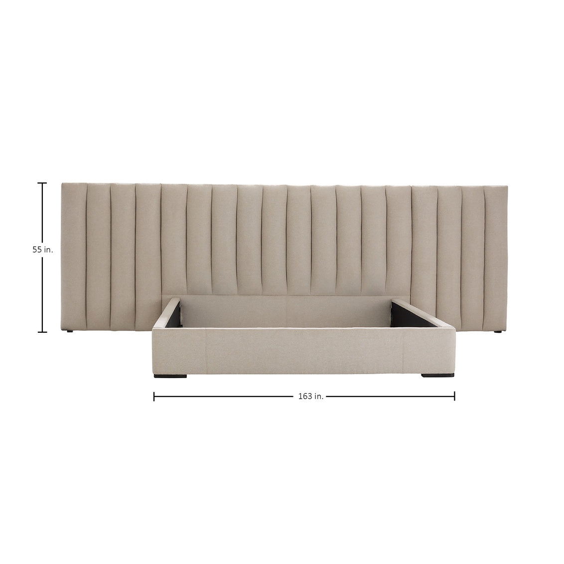 Hunter Channeled Bed King Extended Width
