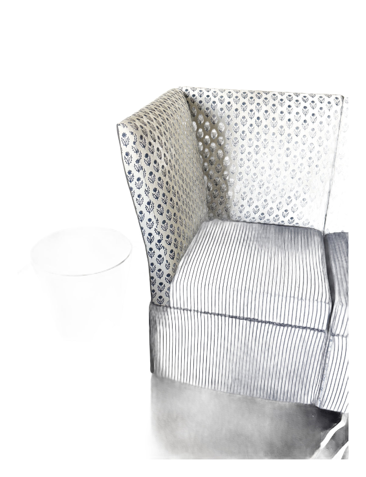 Gigi Corner Banquette in H&M Columbia Steel