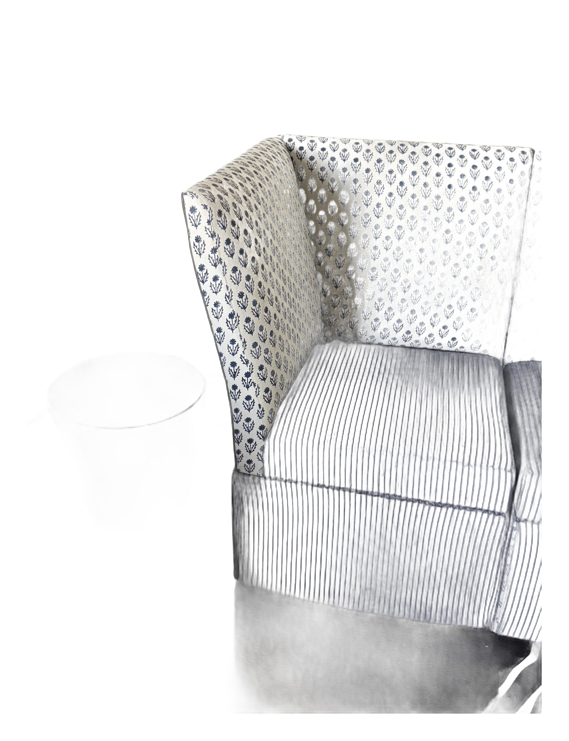 Gigi Corner Banquette in H&M Columbia Steel