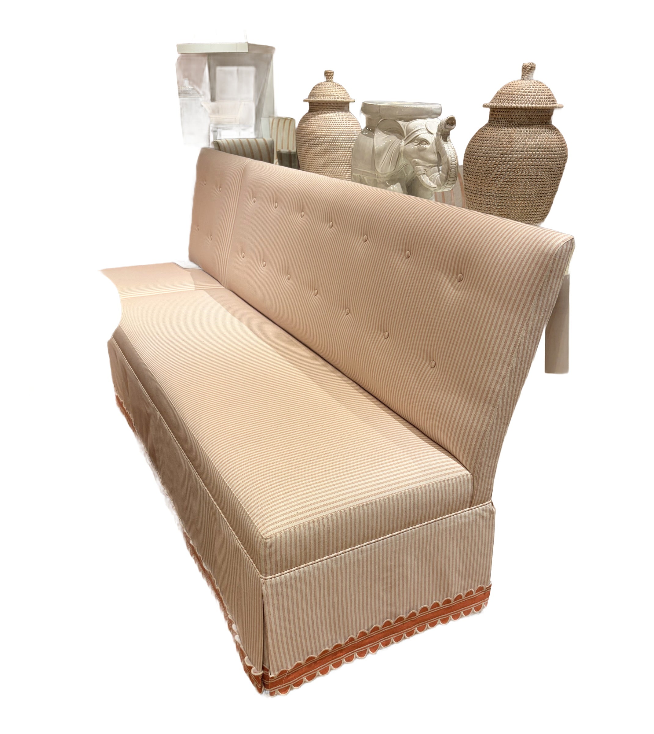 Gigi Corner Banquette in Halcyon Clay