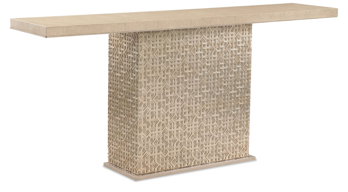 Geometry Console Table