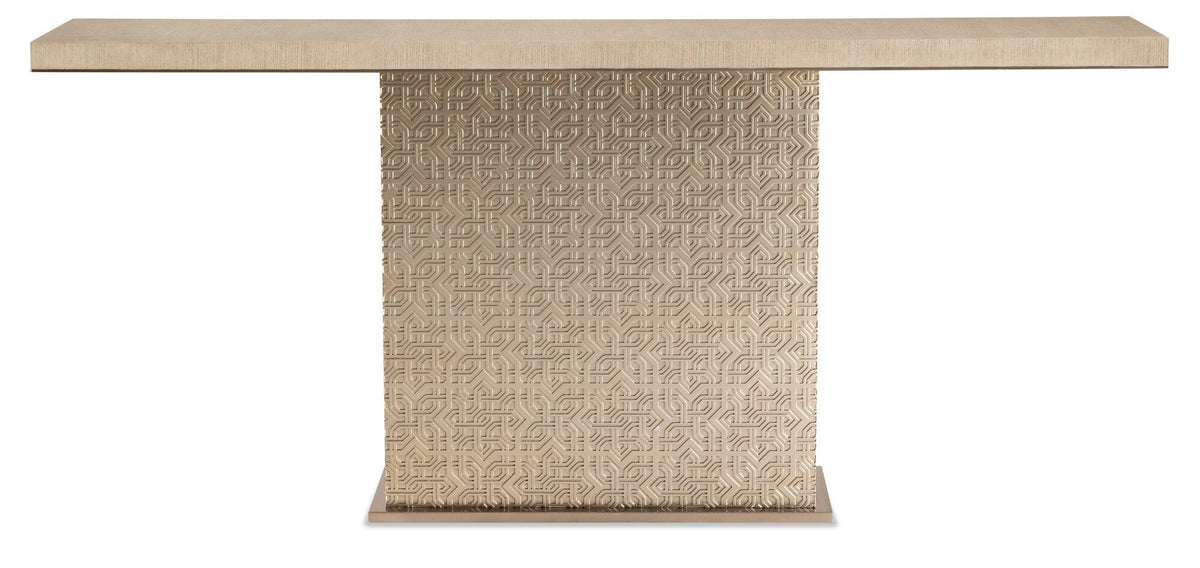 Geometry Console Table