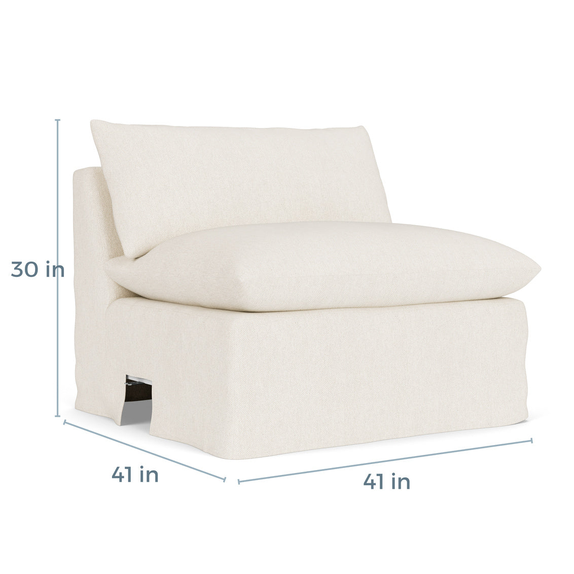 Carrera Armless Chair