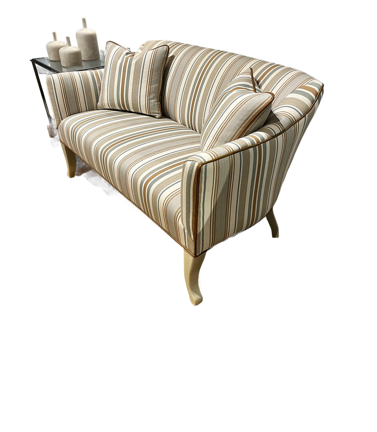 Heidi Settee in Bennison Blue