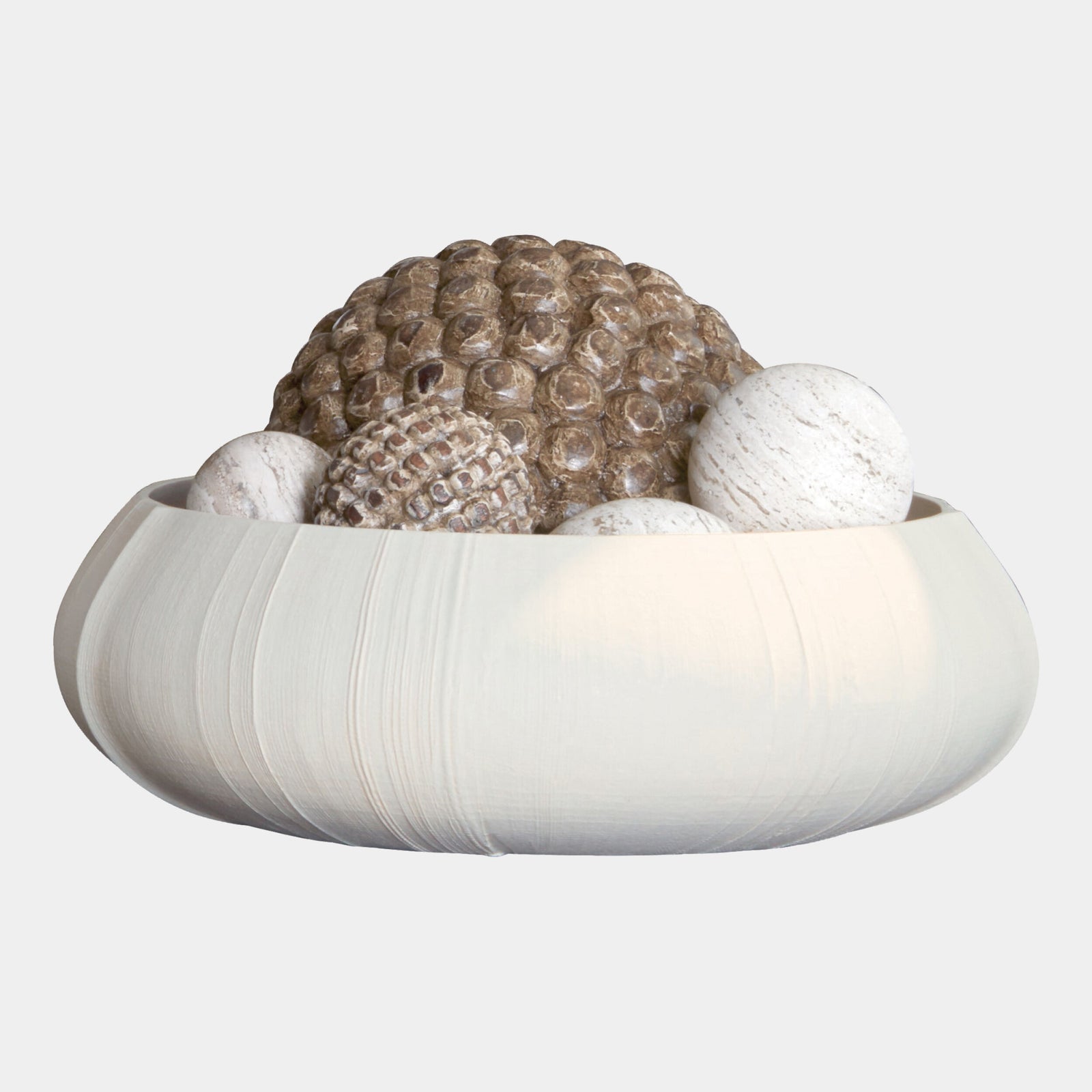 Gretchen Linen Centerpiece-Soft White