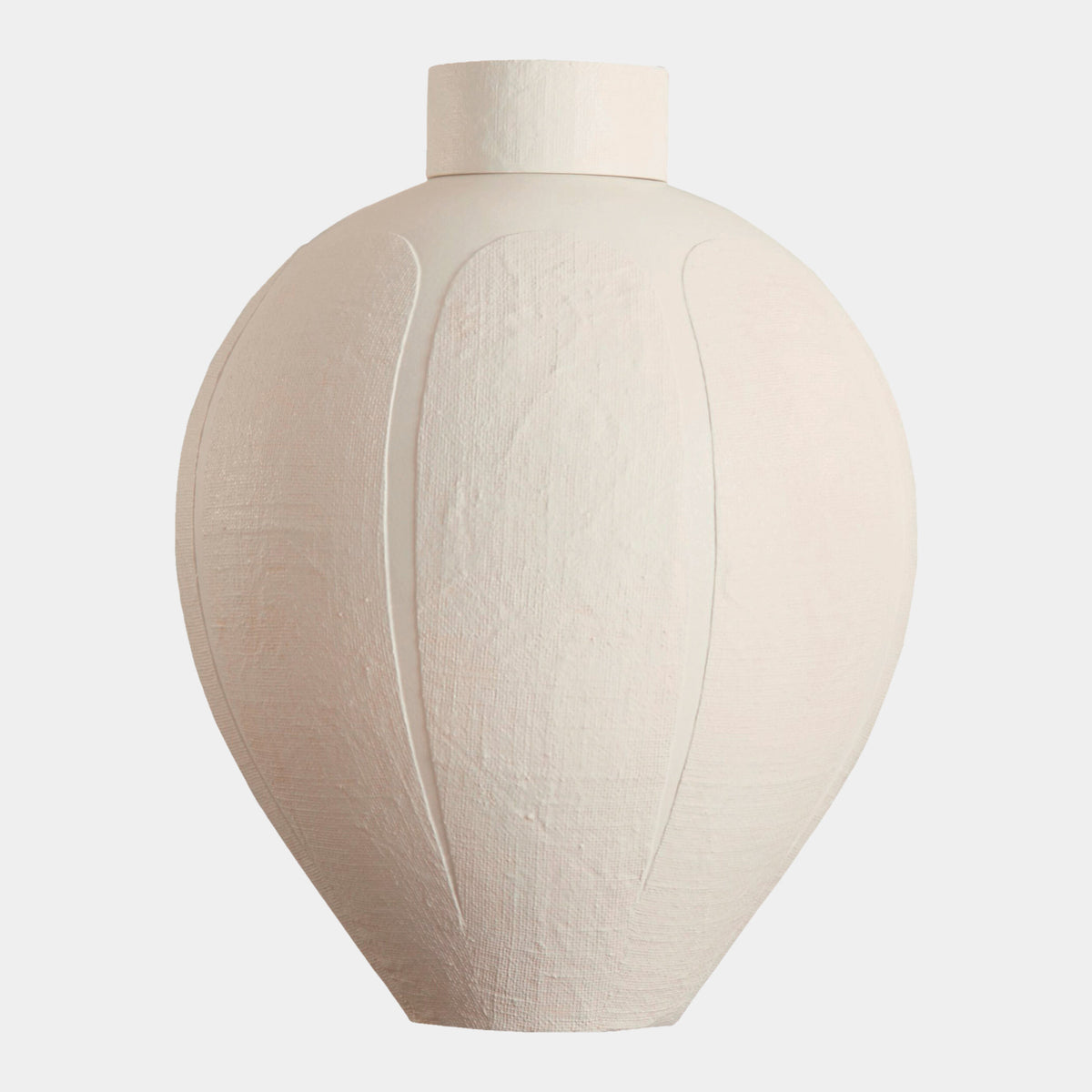 Gretchen Linen Jar-Soft White