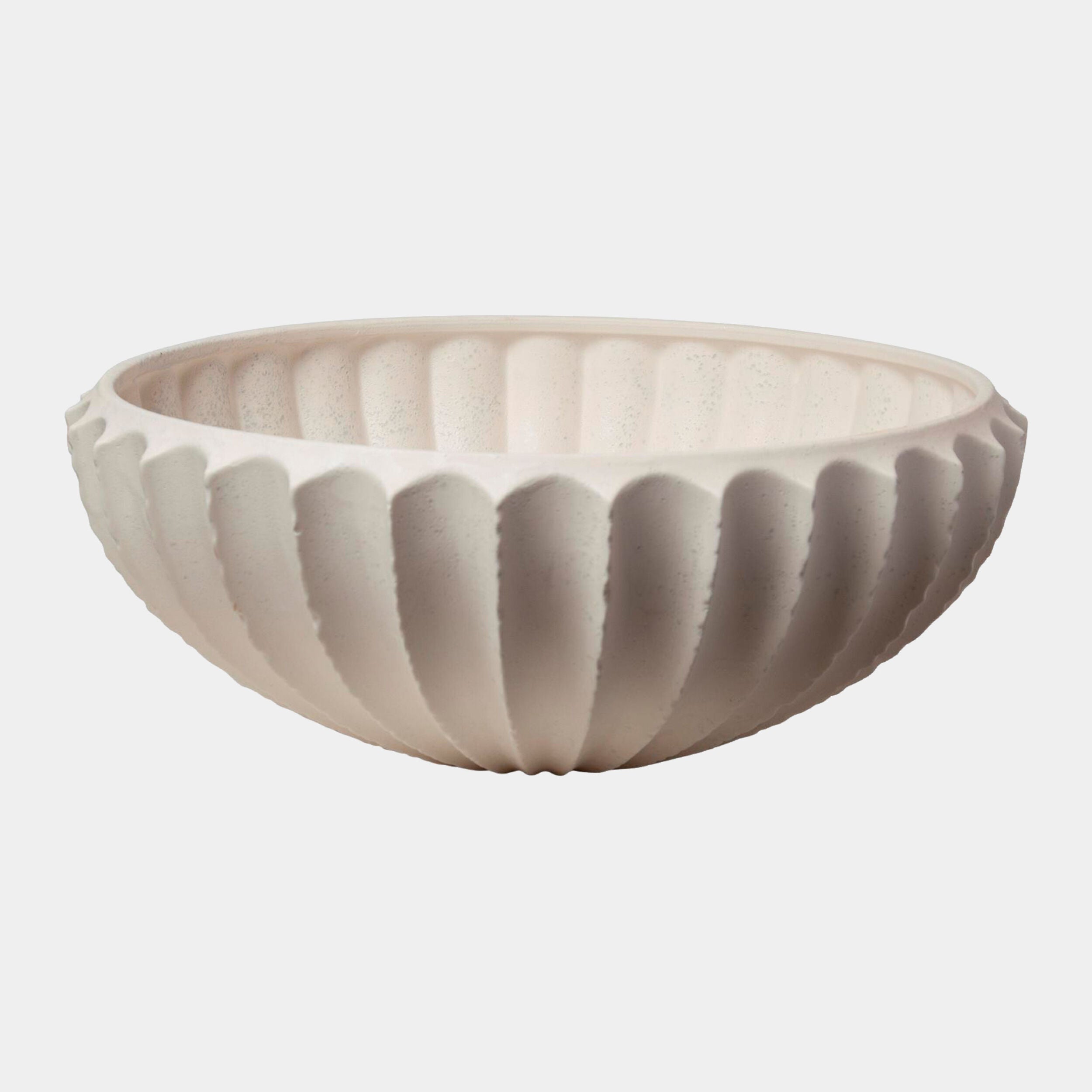 Sawtooth Bowl-Rustic White