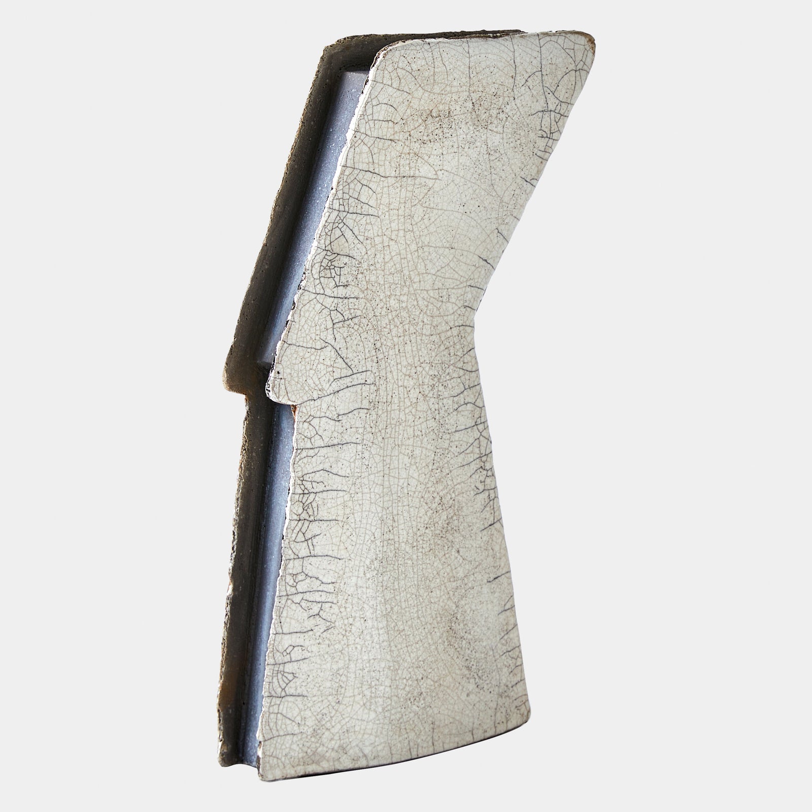 Wing Sculpture-Raku-Left
