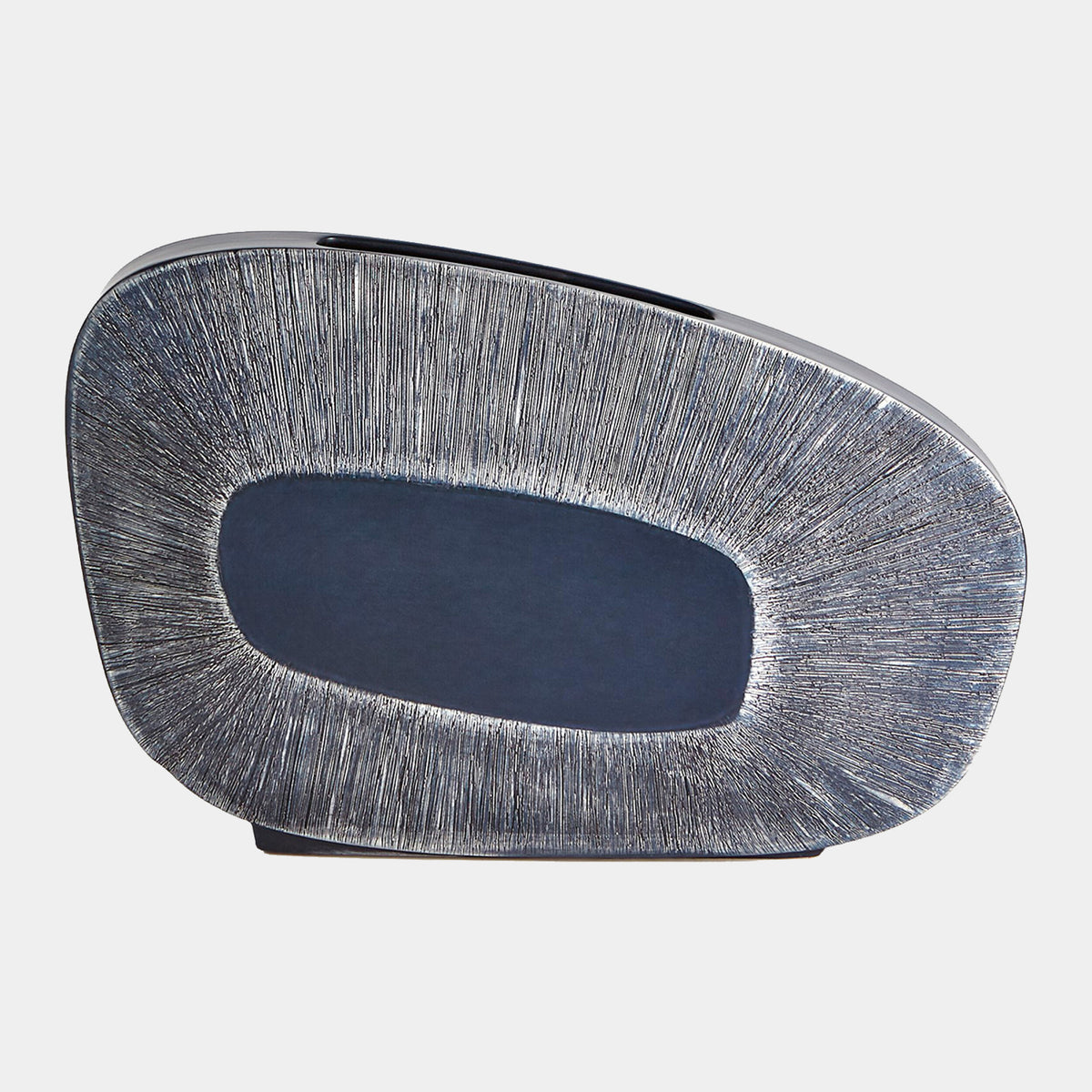 Offset Square Scratch Vase-Ink-Low