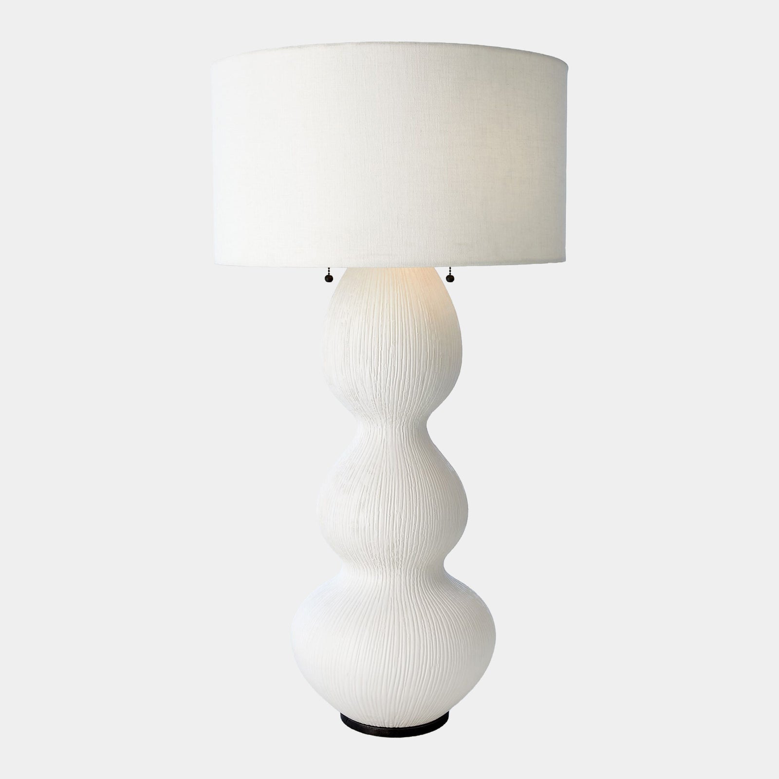 Torch Table Lamp-Matte White