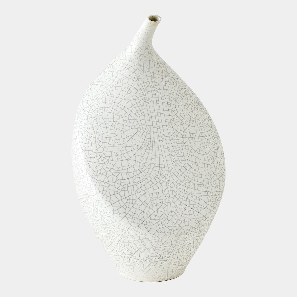 Buddah Vase-White-Lg