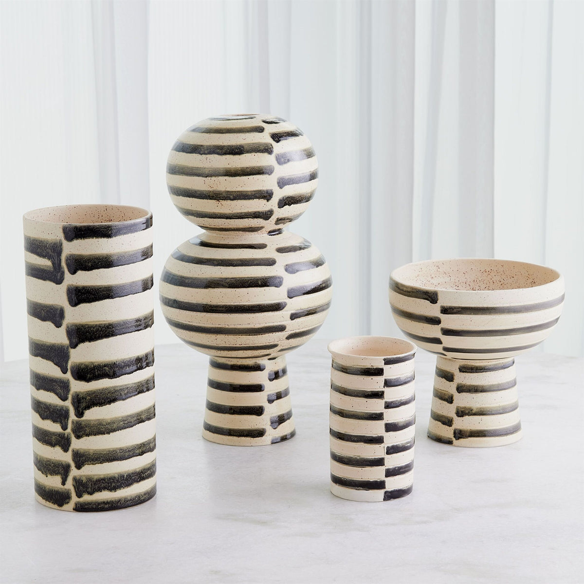 Jail Break Cylindrical Vase-Sm