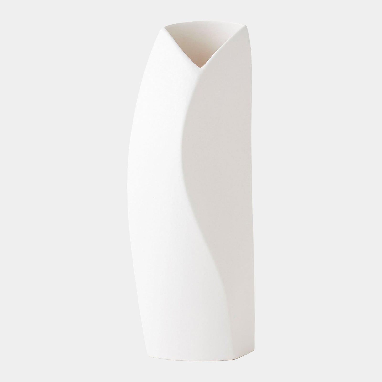 Willow Vase-White-Lg